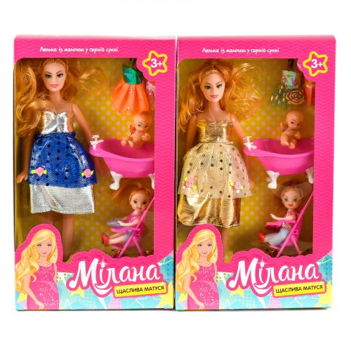 Лялька 27 см, вагітна, маля 10 см, 3 кол, в кор-ці, 2914 Лялька 27 см, вагітна, маля 10 см, 3 кол, в кор-ці, 2914