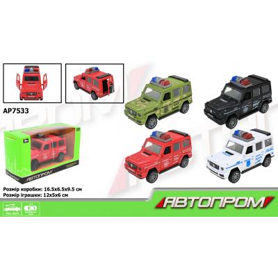 Машина "АВТОПРОМ" 4 кольори,у коробці