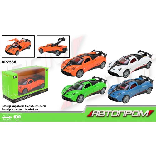 Машина "АВТОПРОМ" 4 кольори,у коробці, AP7536 Машина "АВТОПРОМ" 4 кольори,у коробці, AP7536