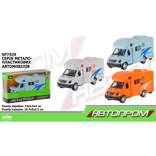 Машина "АВТОПРОМ" 4 кольори,у коробці, AP7429 Машина "АВТОПРОМ" 4 кольори,у коробці, AP7429